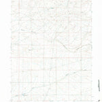 United States Geological Survey Antelope Reservoir, WY (1961, 24000-Scale) digital map