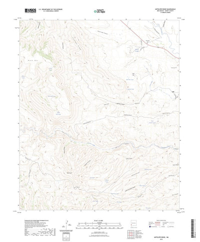 United States Geological Survey Antelope Ridge, NM (2023, 24000-Scale) digital map