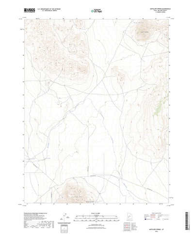 United States Geological Survey Antelope Spring, UT (2023, 24000-Scale) digital map