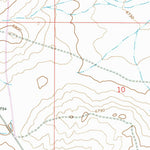 United States Geological Survey Antelope Spring, WY (1966, 24000-Scale) digital map