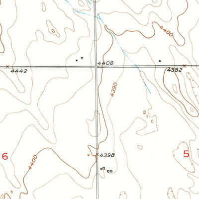 United States Geological Survey Antelope Springs, CO (1951, 24000-Scale) digital map