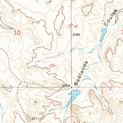 United States Geological Survey Antelope Springs, MT (1965, 24000-Scale) digital map