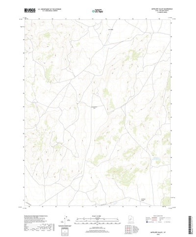 United States Geological Survey Antelope Valley, UT (2020, 24000-Scale) digital map