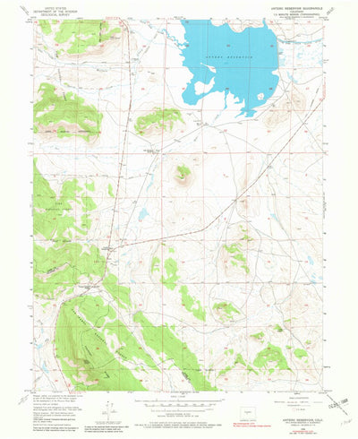United States Geological Survey Antero Reservoir, CO (1956, 24000-Scale) digital map