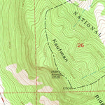 United States Geological Survey Antero Reservoir, CO (1956, 24000-Scale) digital map
