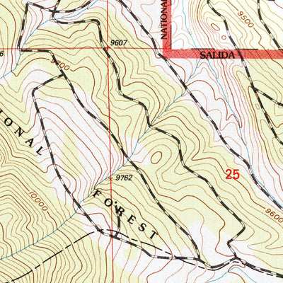 United States Geological Survey Antero Reservoir, CO (1994, 24000-Scale) digital map