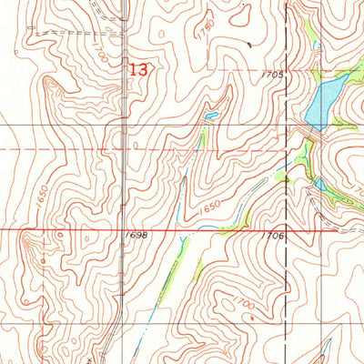 United States Geological Survey Anthon, OK (1983, 24000-Scale) digital map