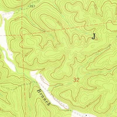 United States Geological Survey Anthonies Mill, MO (1969, 24000-Scale) digital map
