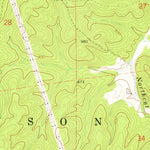 United States Geological Survey Anthonies Mill, MO (1969, 24000-Scale) digital map