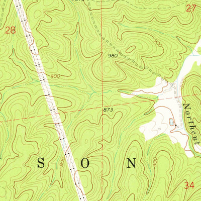 United States Geological Survey Anthonies Mill, MO (1969, 24000-Scale) digital map