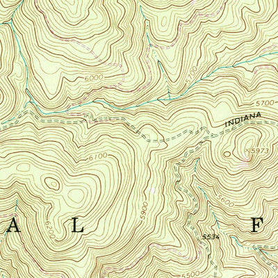 United States Geological Survey Anthony Butte, OR (1965, 24000-Scale) digital map
