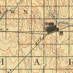 United States Geological Survey Anthony, KS (1891, 125000-Scale) digital map
