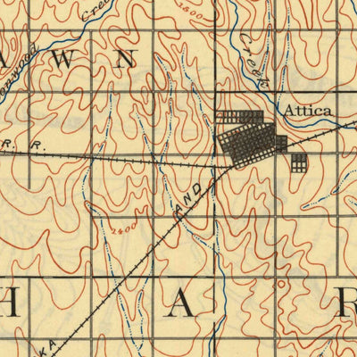 United States Geological Survey Anthony, KS (1891, 125000-Scale) digital map