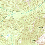 United States Geological Survey Anthony Lakes, OR (1972, 24000-Scale) digital map