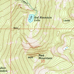 United States Geological Survey Anthony Lakes, OR (1972, 24000-Scale) digital map