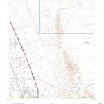 United States Geological Survey Anthony, NM (2023, 24000-Scale) digital map