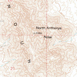 United States Geological Survey Anthony, NM-TX (1955, 24000-Scale) digital map