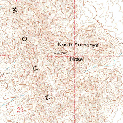 United States Geological Survey Anthony, NM-TX (1955, 24000-Scale) digital map