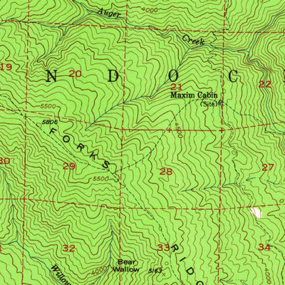 United States Geological Survey Anthony Peak, CA (1952, 62500-Scale) digital map