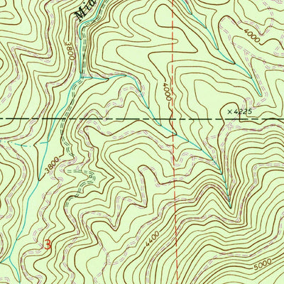 United States Geological Survey Anthony Peak, ID (1969, 24000-Scale) digital map