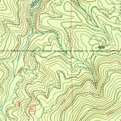 United States Geological Survey Anthony Peak, ID (1994, 24000-Scale) digital map
