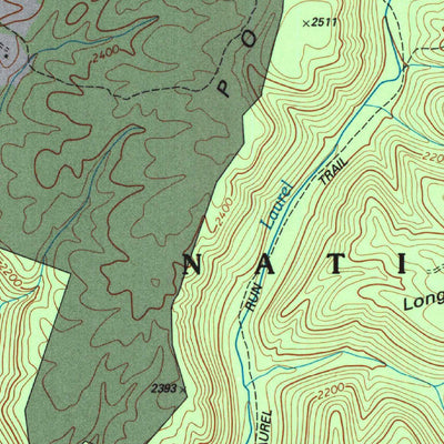 United States Geological Survey Anthony, WV (1995, 24000-Scale) digital map