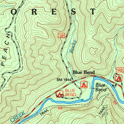 United States Geological Survey Anthony, WV (1995, 24000-Scale) digital map