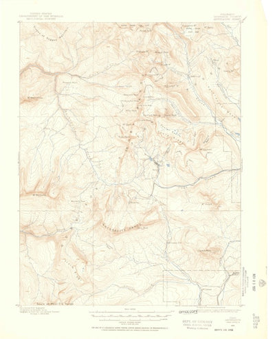 United States Geological Survey Anthracite, CO (1888, 62500-Scale) digital map