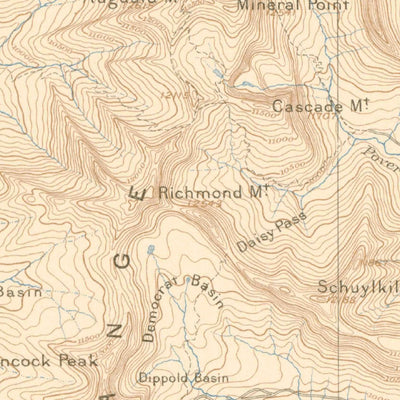 United States Geological Survey Anthracite, CO (1889, 62500-Scale) digital map