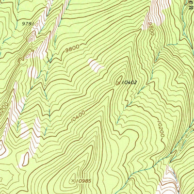 United States Geological Survey Anthracite Range, CO (1961, 24000-Scale) digital map