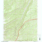 United States Geological Survey Anthro Mountain NE, UT (1996, 24000-Scale) digital map
