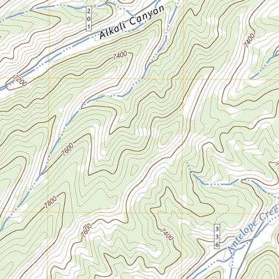 United States Geological Survey Anthro Mountain NE, UT (2023, 24000-Scale) digital map