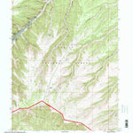 United States Geological Survey Anthro Mountain, UT (1996, 24000-Scale) digital map