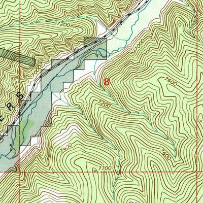 United States Geological Survey Anthro Mountain, UT (1996, 24000-Scale) digital map