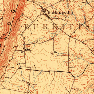 United States Geological Survey Antietam, WV-MD-VA (1910, 62500-Scale) digital map