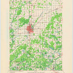 United States Geological Survey Antigo, WI (1952, 48000-Scale) digital map