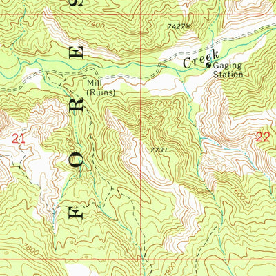 United States Geological Survey Antimony, UT (1970, 24000-Scale) digital map