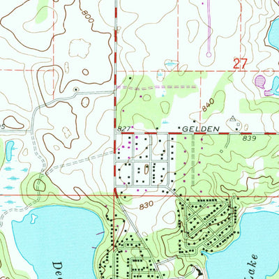 United States Geological Survey Antioch, IL-WI (1960, 24000-Scale) digital map