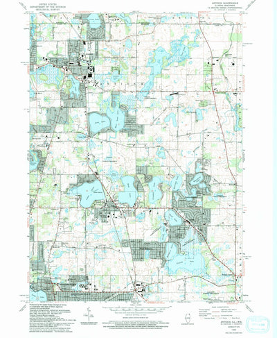 United States Geological Survey Antioch, IL-WI (1993, 24000-Scale) digital map