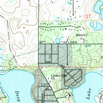 United States Geological Survey Antioch, IL-WI (1993, 24000-Scale) digital map