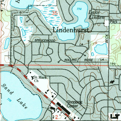 United States Geological Survey Antioch, IL-WI (1993, 24000-Scale) digital map