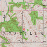 United States Geological Survey Antioch, KS (1957, 24000-Scale) digital map
