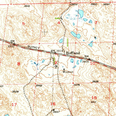 United States Geological Survey Antioch, NE (1948, 62500-Scale) digital map