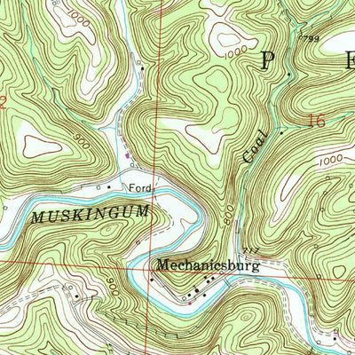United States Geological Survey Antioch, OH (1960, 24000-Scale) digital map