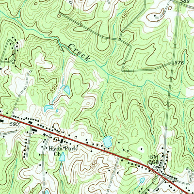 United States Geological Survey Antioch, SC (1969, 24000-Scale) digital map