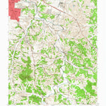 United States Geological Survey Antioch, TN (1952, 24000-Scale) digital map