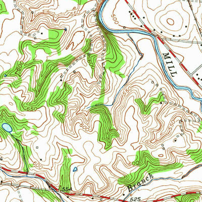 United States Geological Survey Antioch, TN (1952, 24000-Scale) digital map