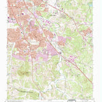 United States Geological Survey Antioch, TN (1968, 24000-Scale) digital map