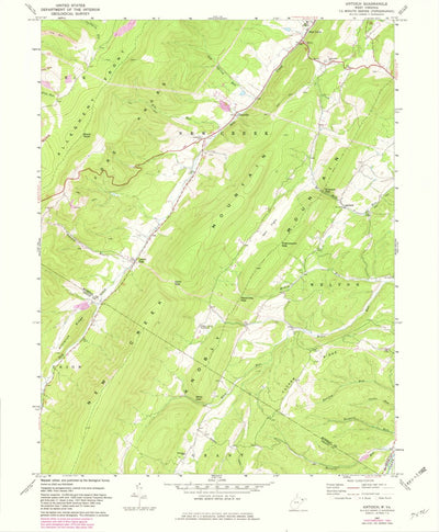 United States Geological Survey Antioch, WV (1967, 24000-Scale) digital map