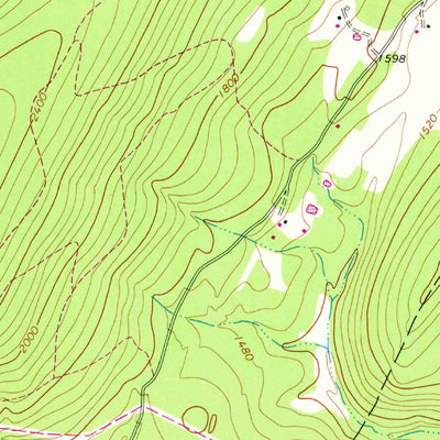 United States Geological Survey Antioch, WV (1967, 24000-Scale) digital map